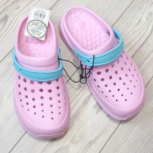 (72-0991) 🔥3/$20🔥  Joy Bees Pink Clog Sz 3